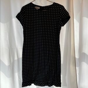 Black Polka Dot Mini Dress - Unknown Brand